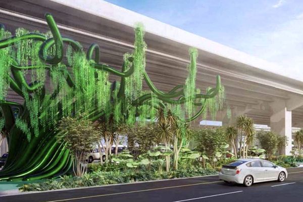 A concept rendering of The Canopy project in downtown Orlando.